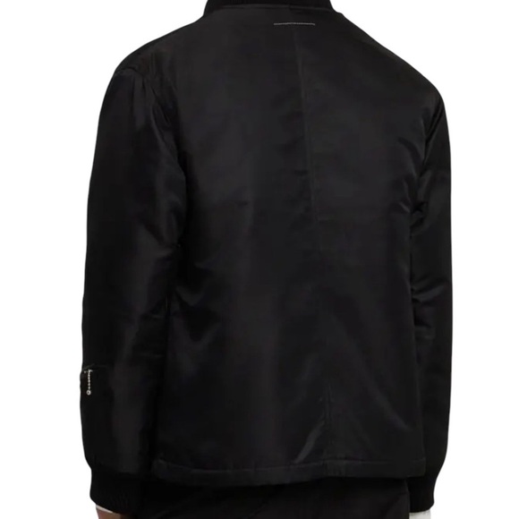 MAISON MARGIELA Reversible Padded Tech Zip Jacke Black size Men 50 W 46 - Picture 6 of 13